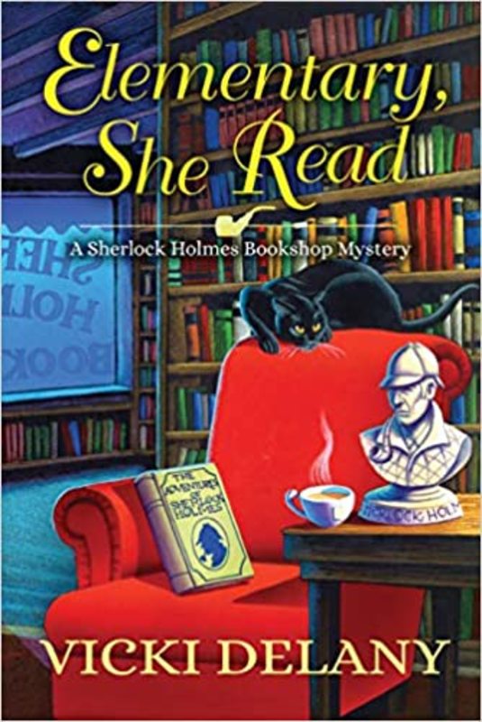 Book cover for "Elementary, She Read" by Vicki Delany