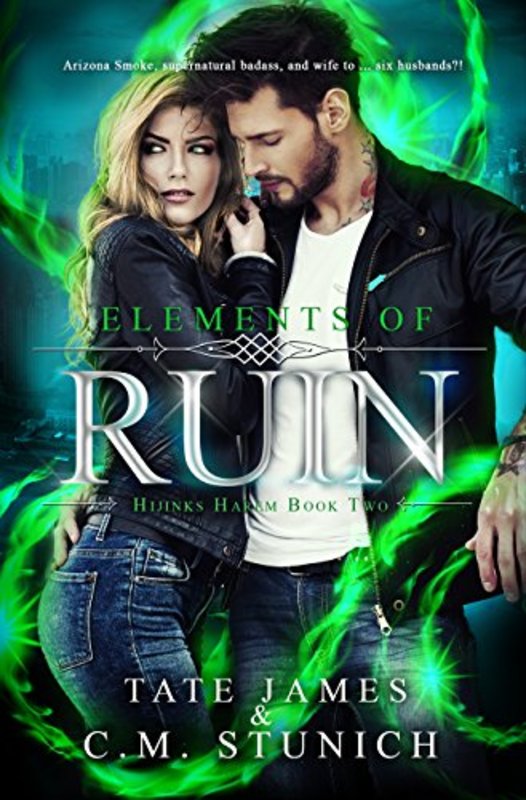 Book cover for "Elements of Ruin" by Tate James