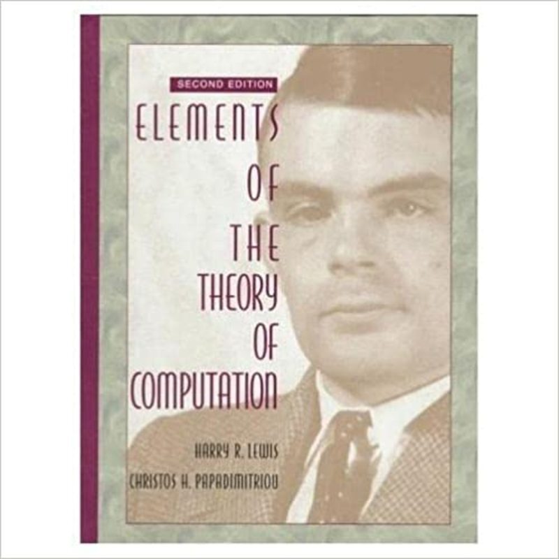 Book cover for "Elements of the Theory of Computation" by Harry Lewis