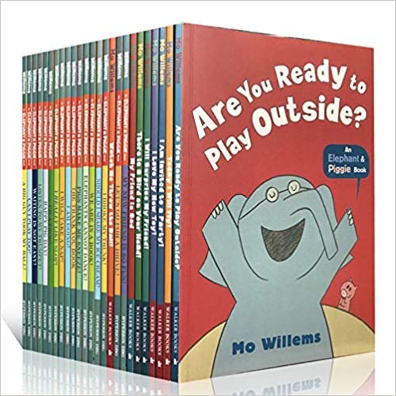 Book cover for "Elephant & Piggie Series" by Mo Willems