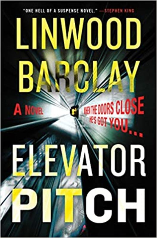 Book cover for "Elevator Pitch" by Linwood Barclay