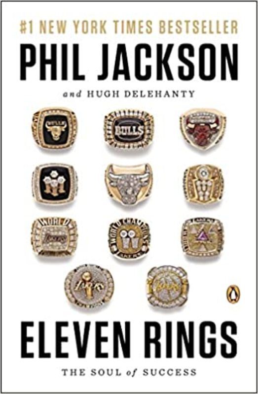 Book cover for "Eleven Rings" by Phil Jackson