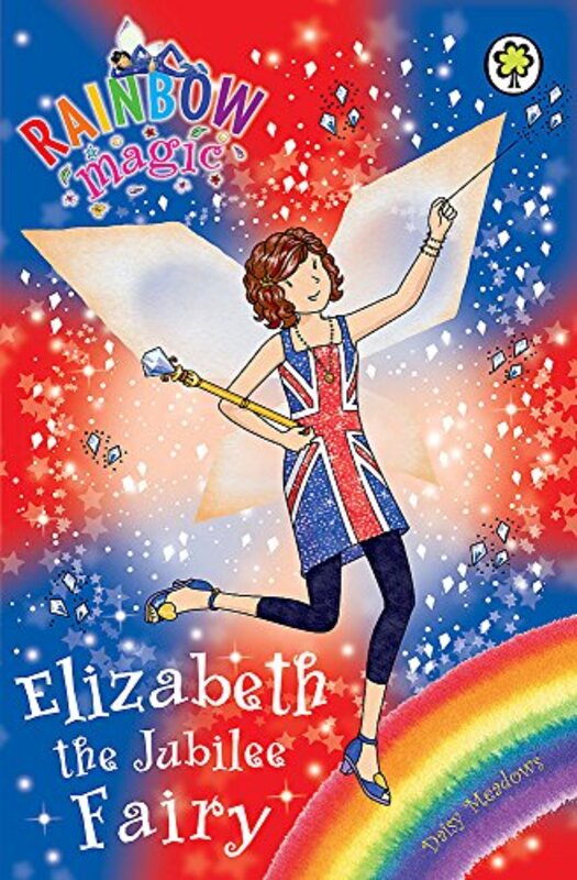 Book cover for "Elizabeth the Jubilee Fairy" by Daisy Meadows