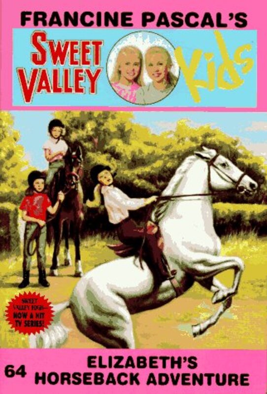 Book cover for "Elizabeth's Horseback Adventure" by Francine Pascal