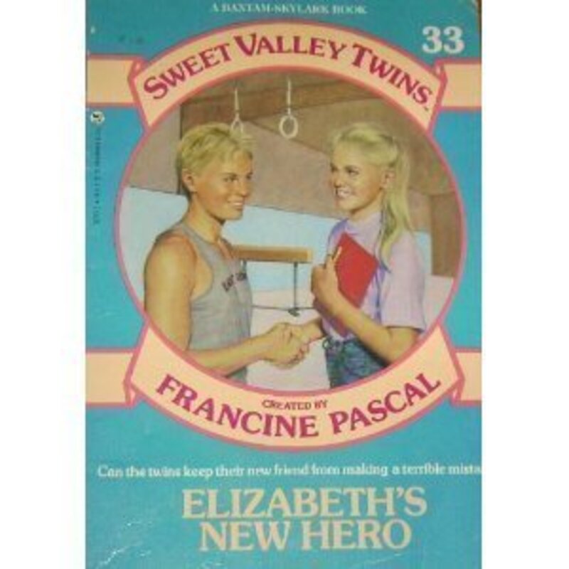 Book cover for "Elizabeth's New Hero" by Francine Pascal
