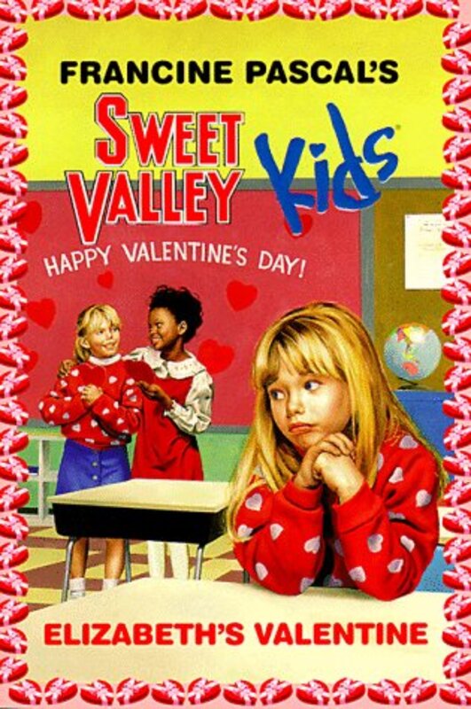 Book cover for "Elizabeth's Valentine" by Francine Pascal
