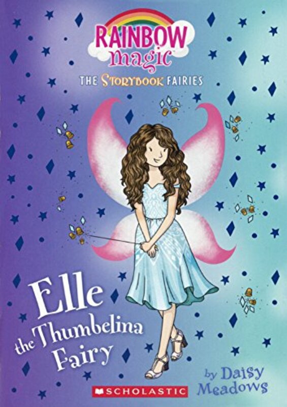 Book cover for "Elle the Thumbelina Fairy" by Daisy Meadows