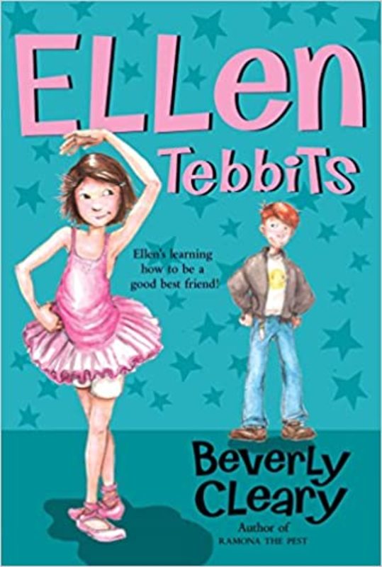 Book cover for "Ellen Tebbits" by Beverly Cleary