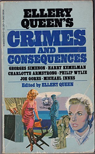 Book cover for "Ellery Queen's Crimes and Consequences" by Ellery Queen