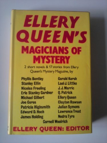 Book cover for "Ellery Queen's Magicians Of Mystery" by Ellery Queen