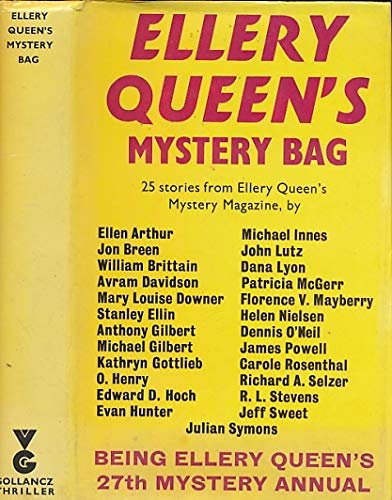Book cover for "Ellery Queen's Mystery Bag" by Ellery Queen