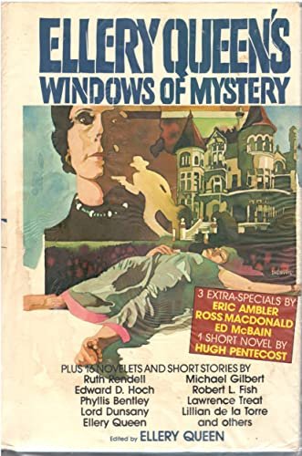 Book cover for "Ellery Queen's Windows Of Mystery" by Ellery Queen