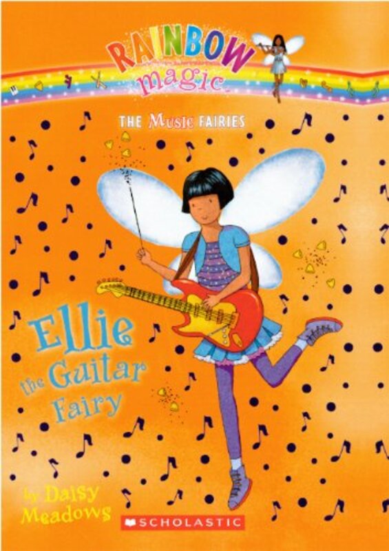 Book cover for "Ellie the Guitar Fairy" by Daisy Meadows