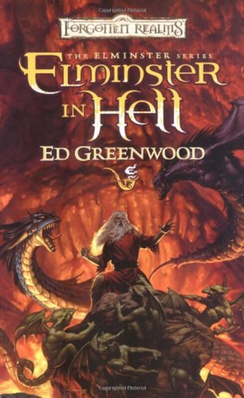 Book cover for "Elminster in Hell" by Ed Greenwood