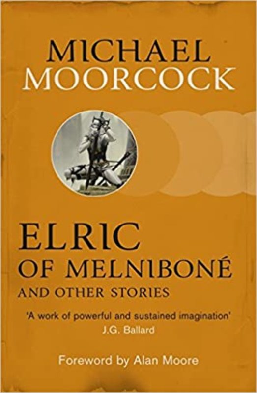 Book cover for "Elric of Melniboné" by Michael Moorcock