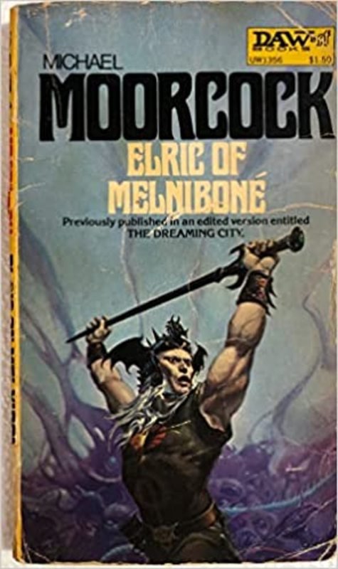 Book cover for "Elric of Melniboné" by Michael Moorcock