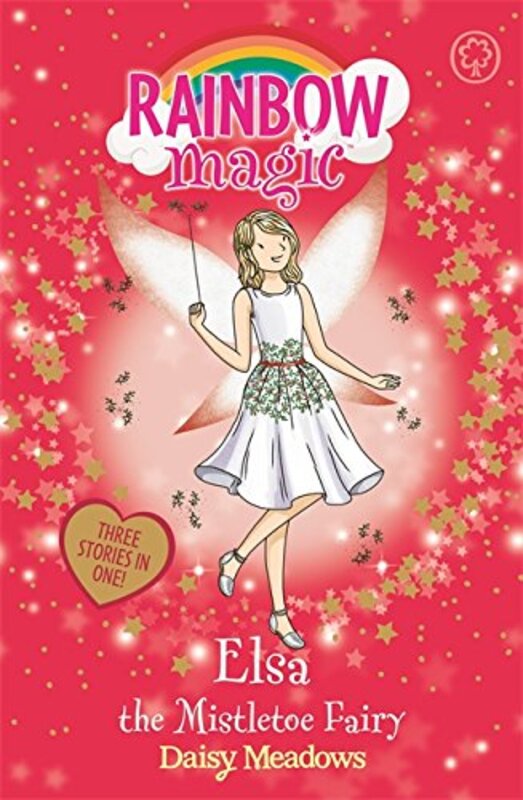 Book cover for "Elsa the Mistletoe Fairy" by Daisy Meadows