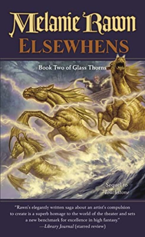 Book cover for "Elsewhens" by Melanie Rawn
