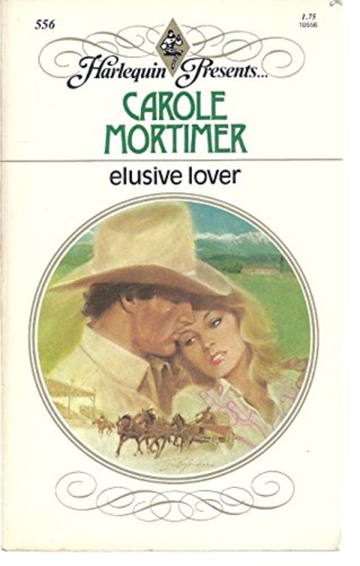 Book cover for "Elusive Lover" by Carole Mortimer