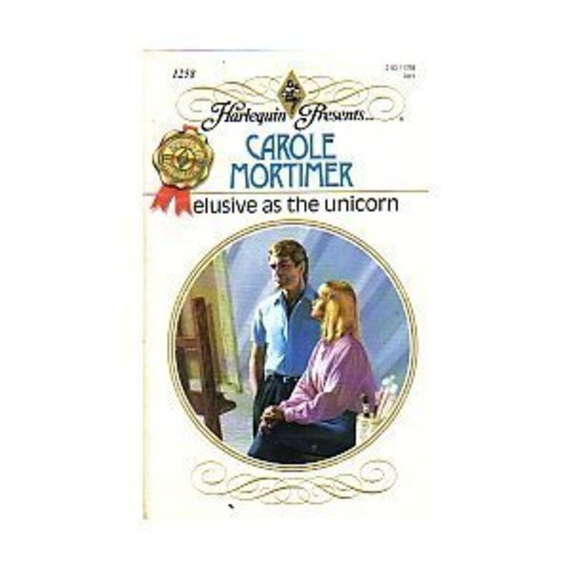 Book cover for "Elusive as the Unicorn" by Carole Mortimer