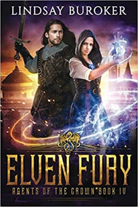 Book cover for "Elven Fury" by Lindsay Buroker