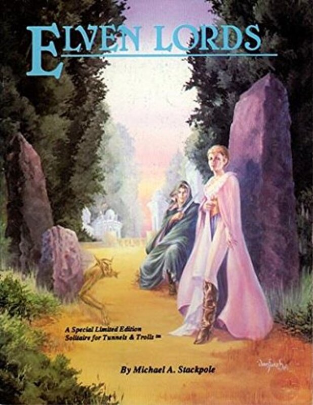 Book cover for "Elven Lords" by Michael A Stackpole