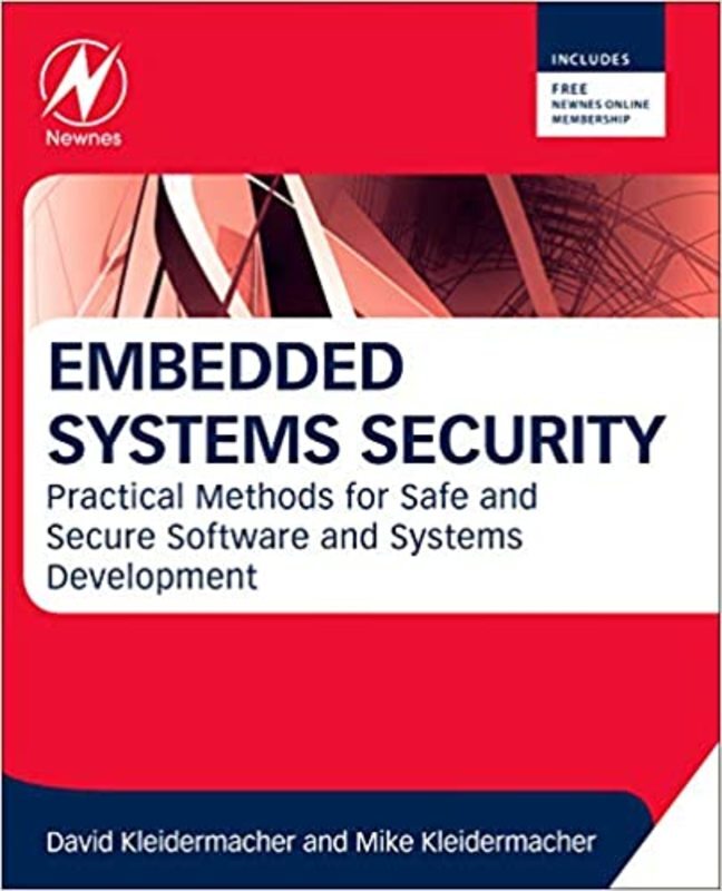 Book cover for "Embedded Systems Security" by David Kleidermacher