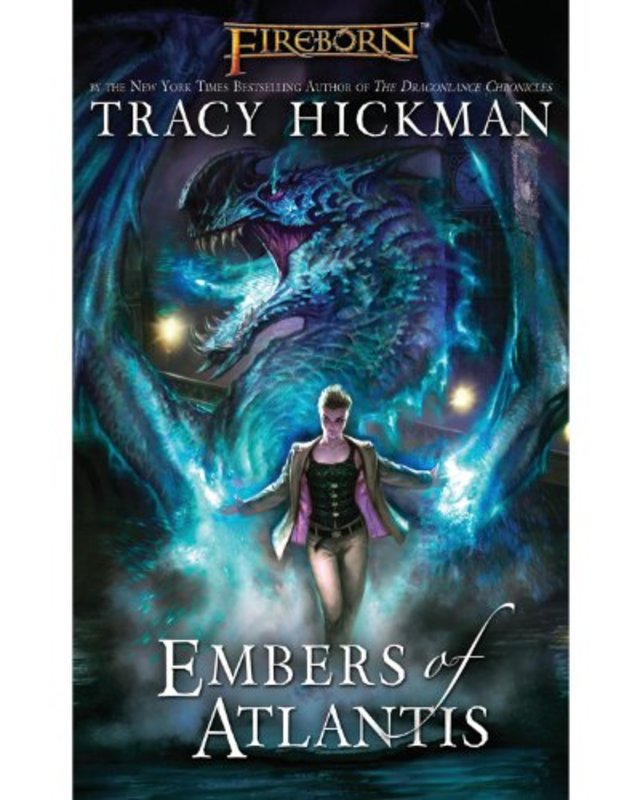 Book cover for "Embers of Atlantis" by Tracy Hickman