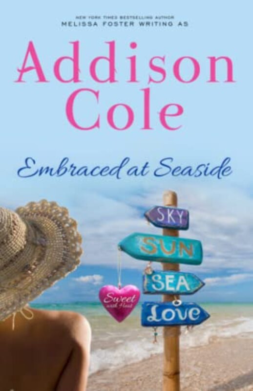 Book cover for "Embraced at Seaside" by Addison Cole