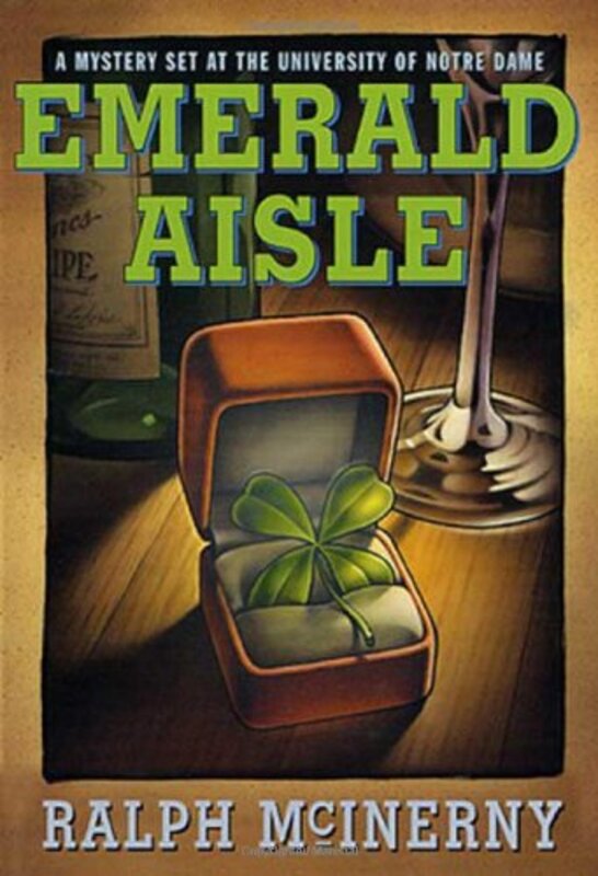 Book cover for "Emerald Aisle" by Ralph McInerny