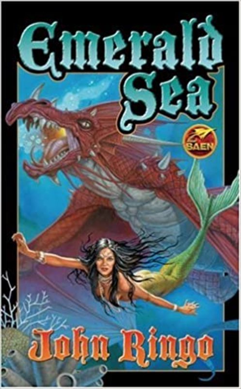 Book cover for "Emerald Sea" by John Ringo