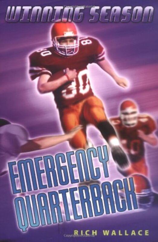 Book cover for "Emergency Quarterback" by Rich Wallace