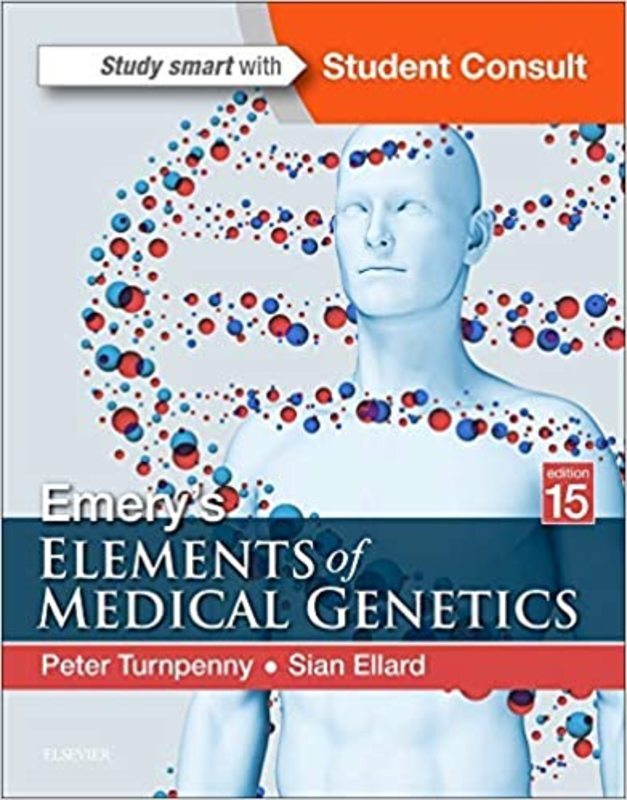 Book cover for "Emery's Elements of Medical Genetics" by Peter Turnpenny