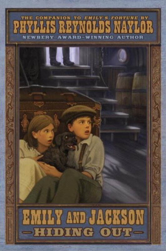 Book cover for "Emily and Jackson Hiding Out" by Phyllis Reynolds Naylor