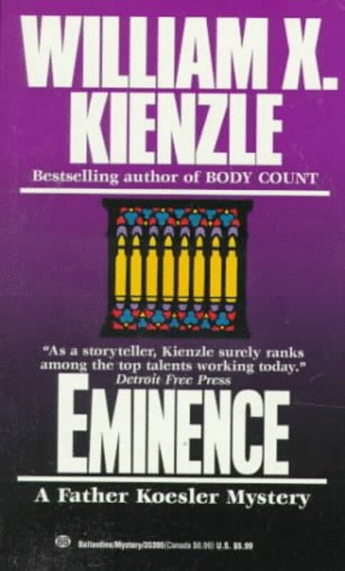 Book cover for "Eminence" by William X Kienzle
