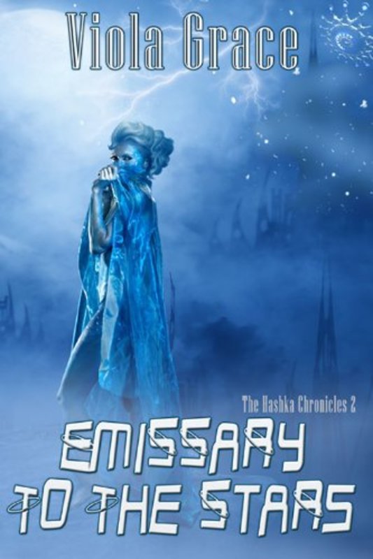 Book cover for "Emissary to the Stars" by Viola Grace