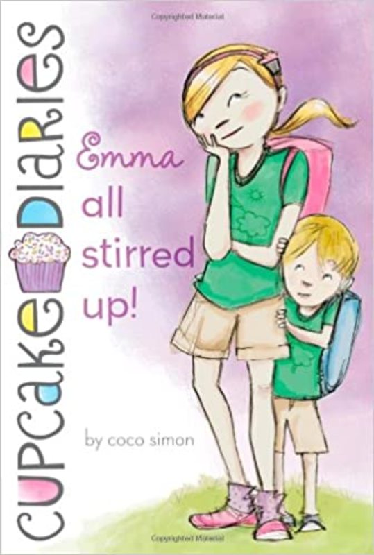 Book cover for "Emma All Stirred Up!" by Coco Simon