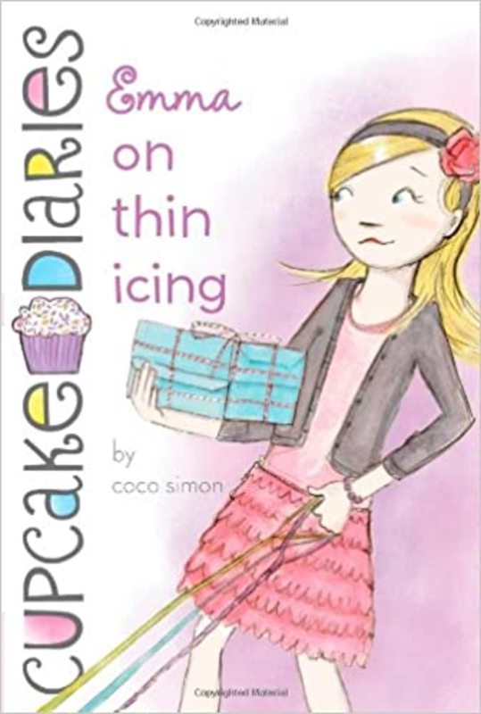 Book cover for "Emma on Thin Icing" by Coco Simon