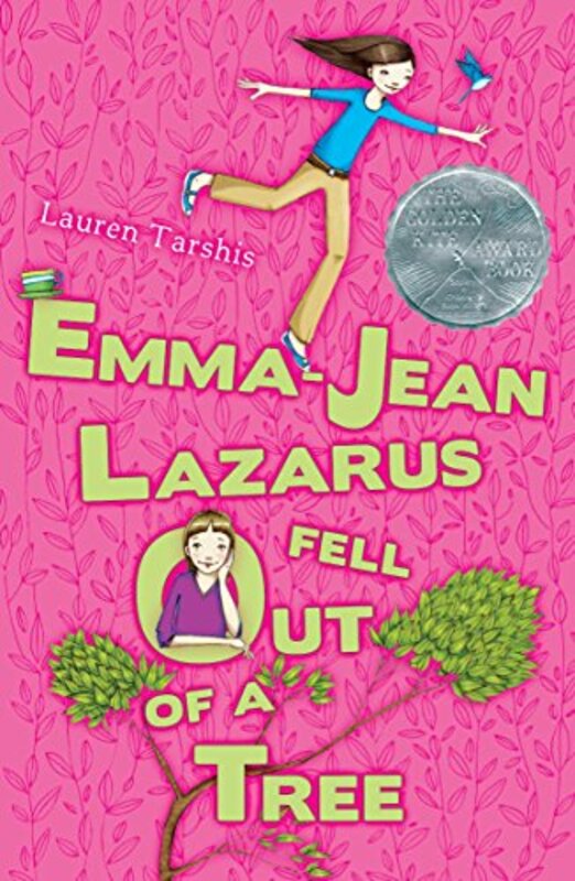 Book cover for "Emma-Jean Lazarus Fell Out of a Tree" by Lauren Tarshis