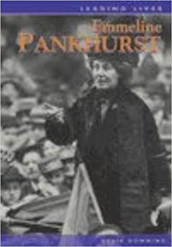 Book cover for "Emmeline Pankhurst" by David Downing