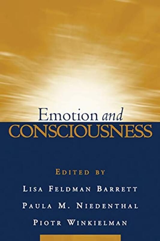 Book cover for "Emotion and Consciousness" by Lisa Feldman Barrett