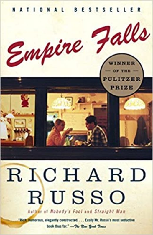 Book cover for "Empire Falls" by Richard Russo