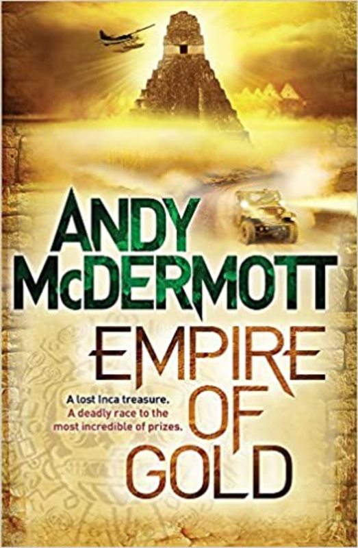Book cover for "Empire of Gold" by Andy McDermott