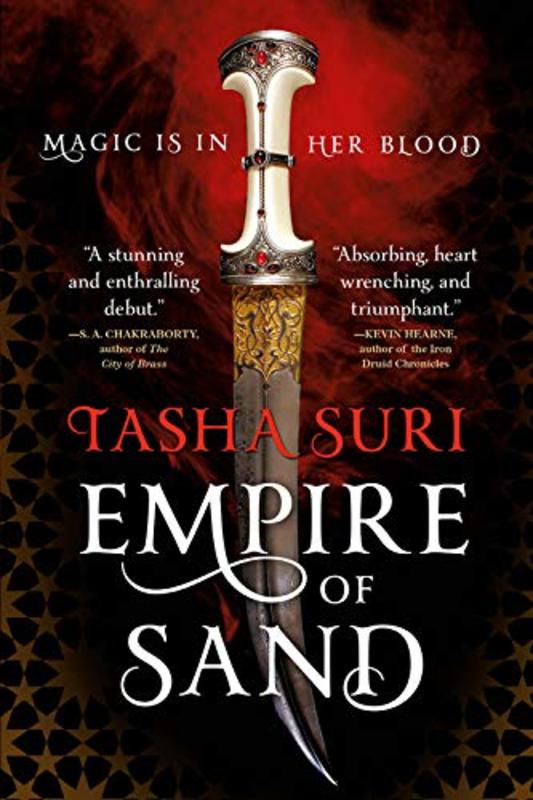 Book cover for "Empire of Sand" by Tasha Suri