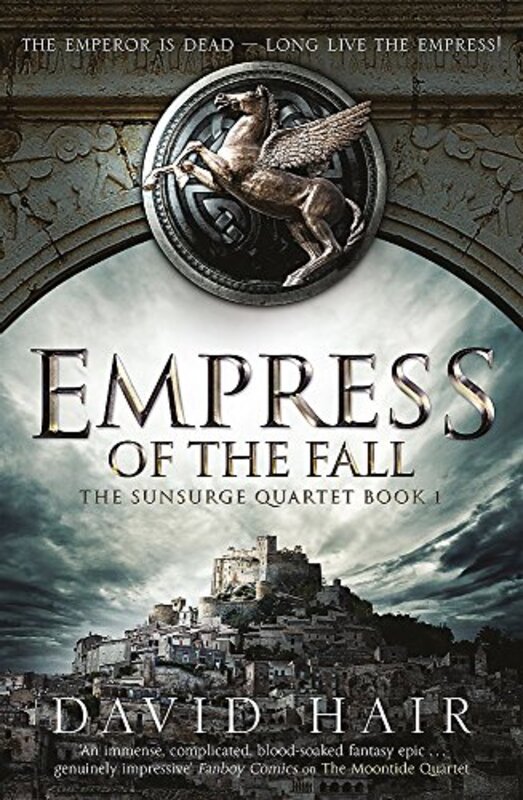 Book cover for "Empress of the Fall" by David Hair
