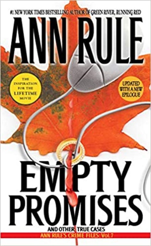 Book cover for "Empty Promises and Other True Cases" by Ann Rule