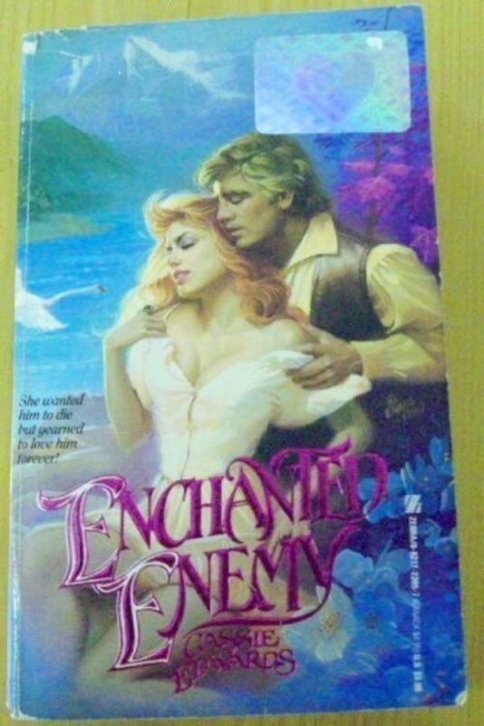 Book cover for "Enchanted Enemy" by Cassie Edwards