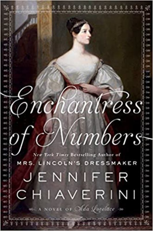 Book cover for "Enchantress of Numbers" by Jennifer Chiaverini