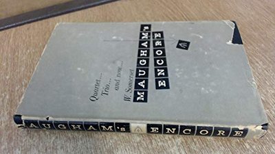 Book cover for "Encore: Stories" by W Somerset Maugham