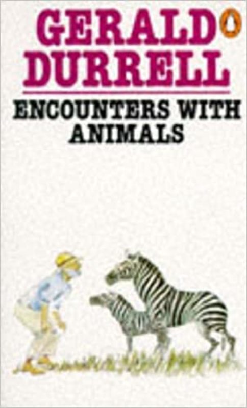 Book cover for "Encounters with Animals" by Gerald Durrell